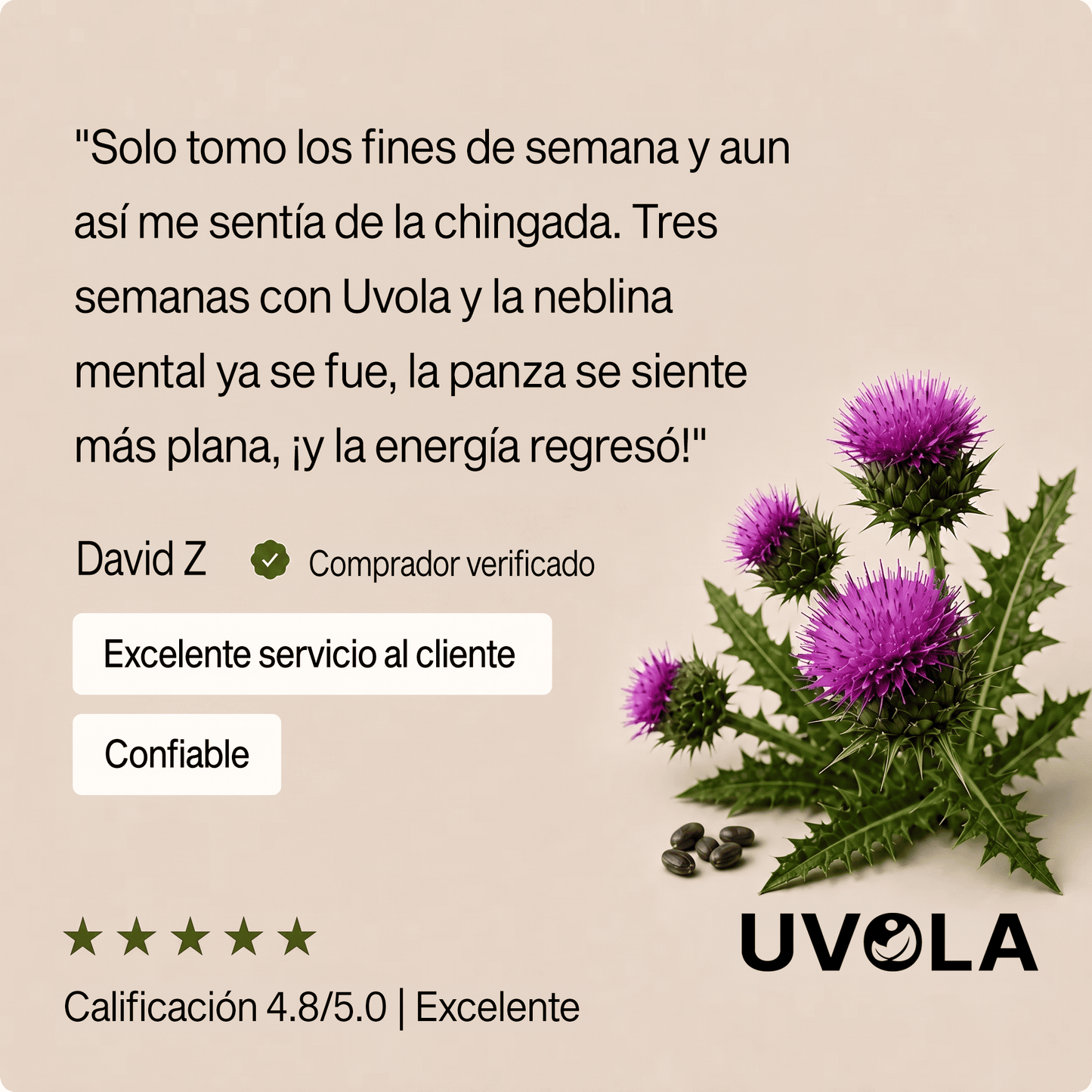 Uvola | Apoyo con Cardo Mariano