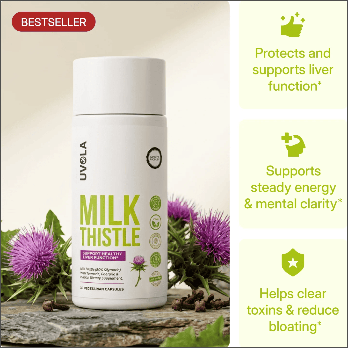 Uvola | Milk Thistle Support